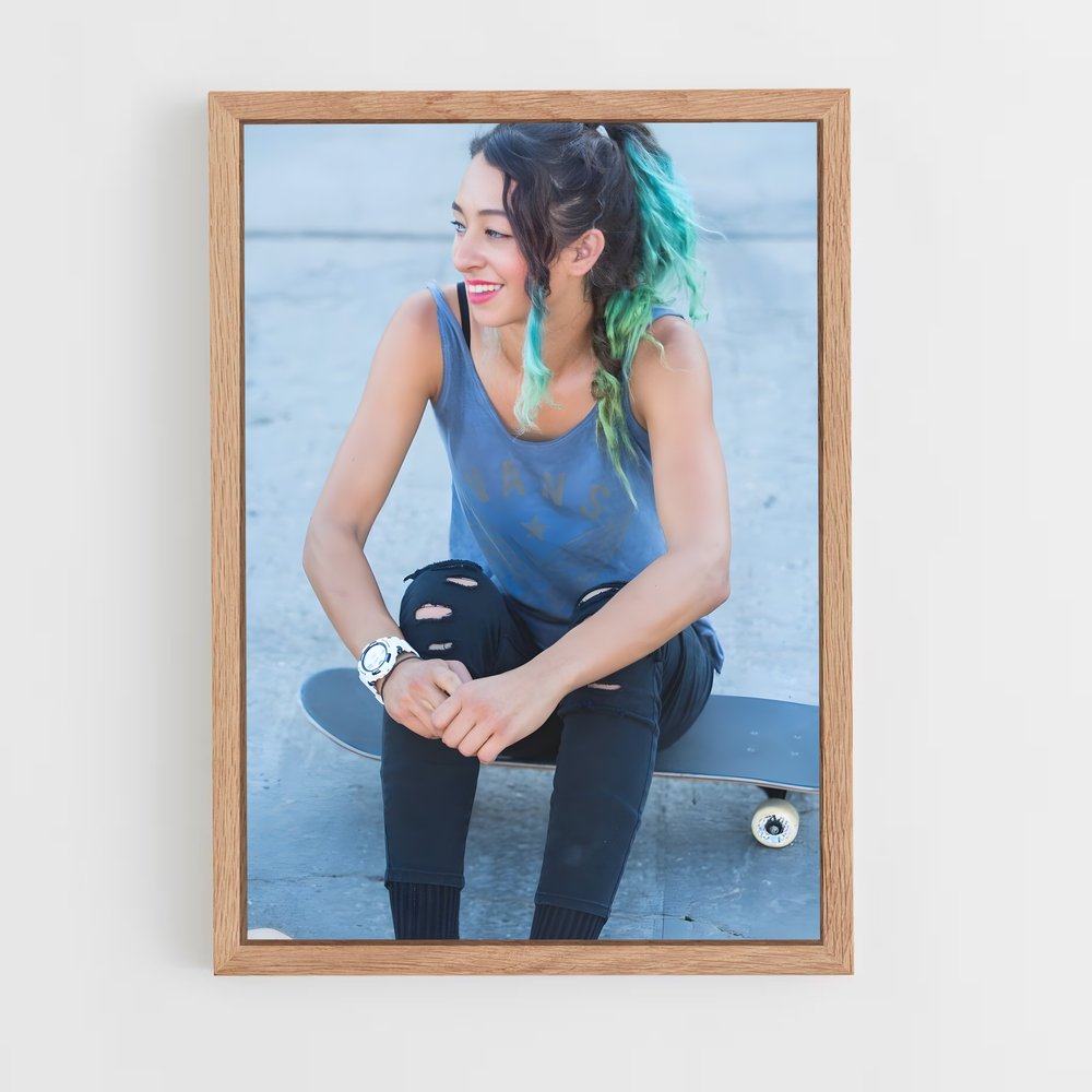 Poster Lizzie armanto – affiche Skateboard (vue 4)